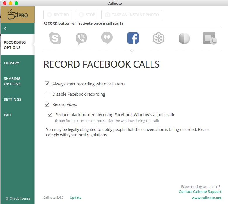 facebook messenger recorder